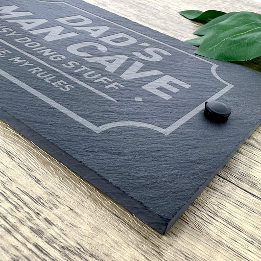 Personalised Any Message Slate Wall Sign 25 x 15cm