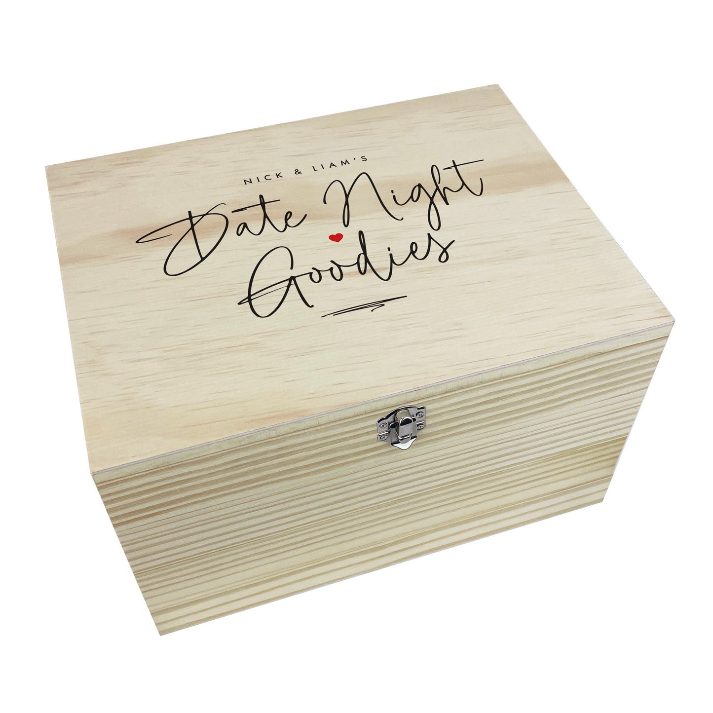 Personalised Couples Date Night Treat Box - 5 Sizes
