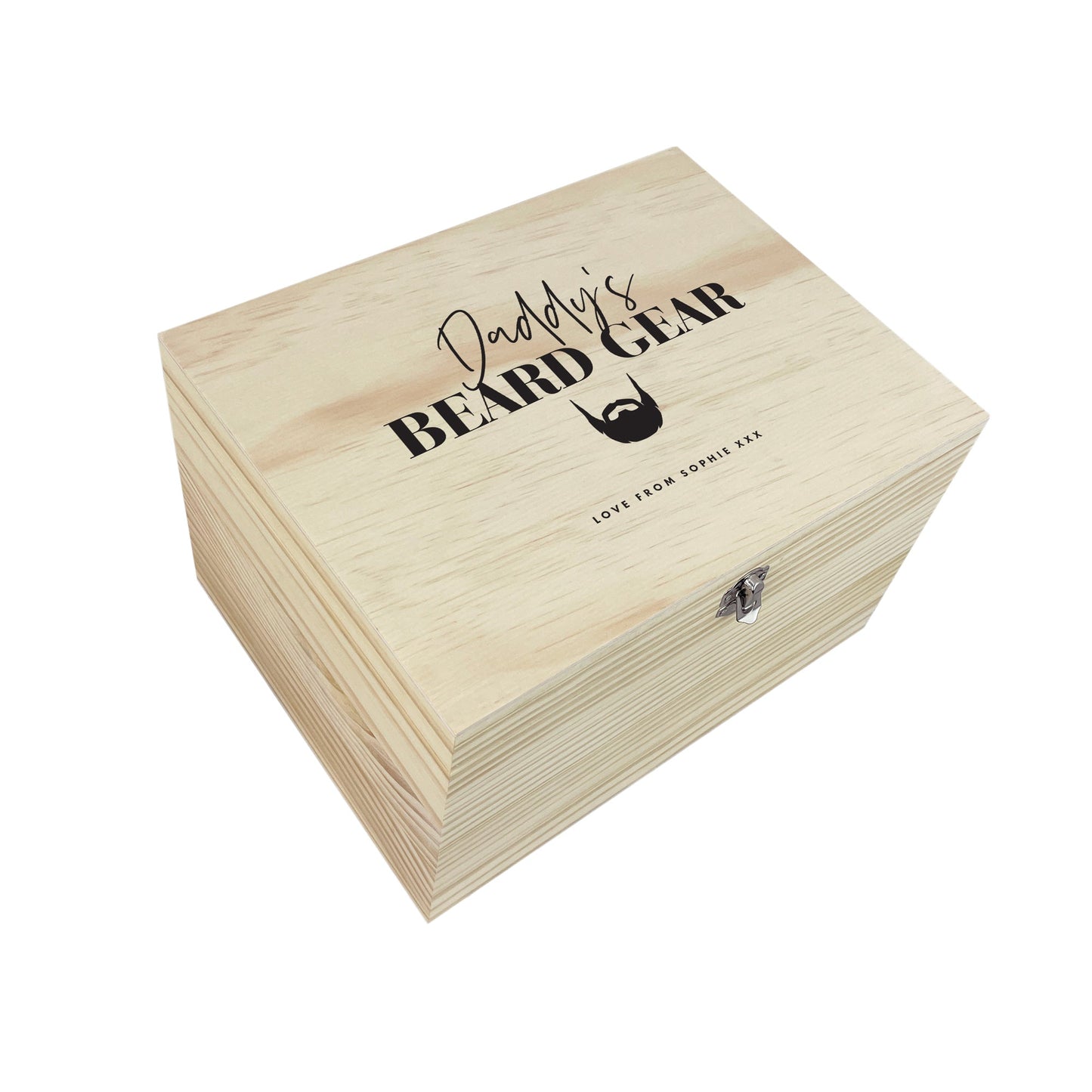 Personalised Beard Gear / Grooming Kit Hamper Box - 5 Sizes