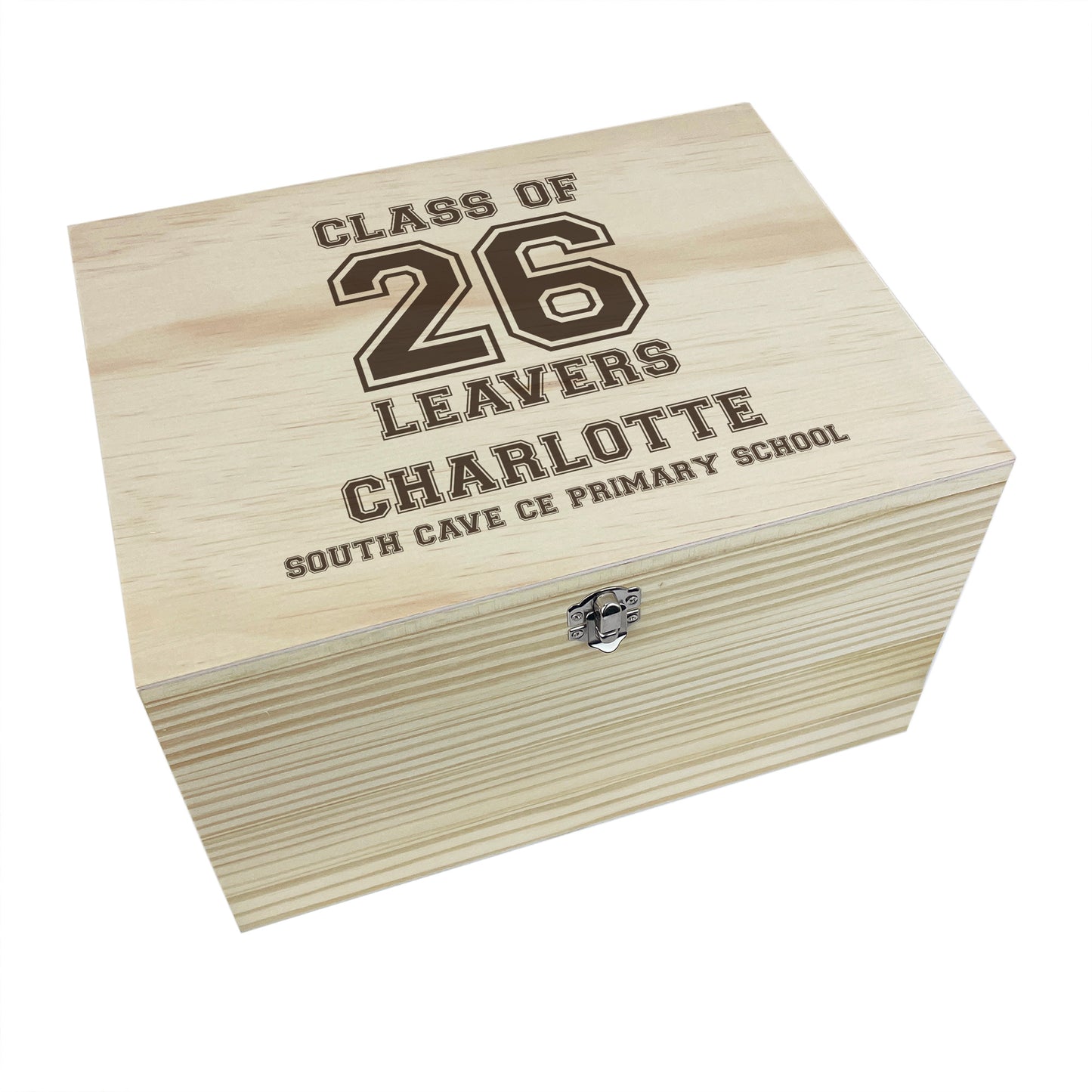 Personalised 'Class Of 26' School Leavers Memory Box - 5 Sizes