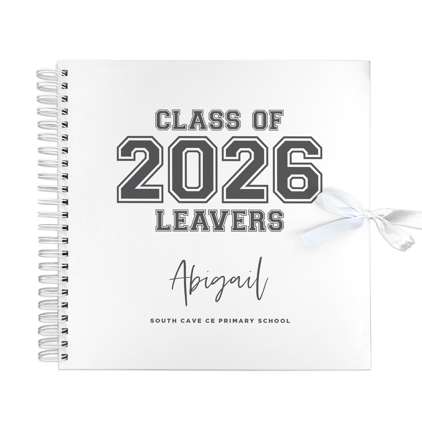 Personalised 'Class Of 2026' Leavers Scrapbook / Signing Book