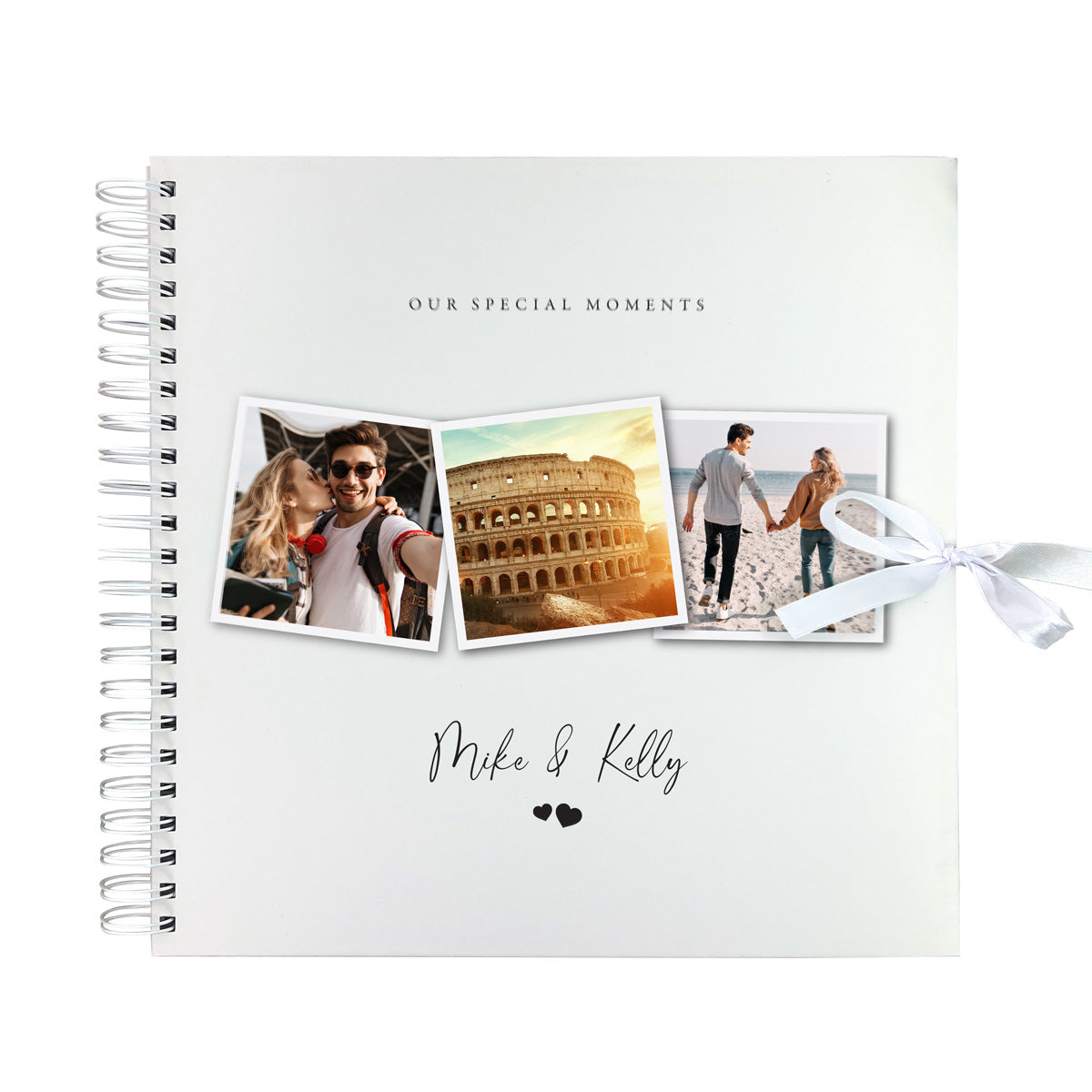 Personalised Couples Photo Keepsake Memory Scrapbook