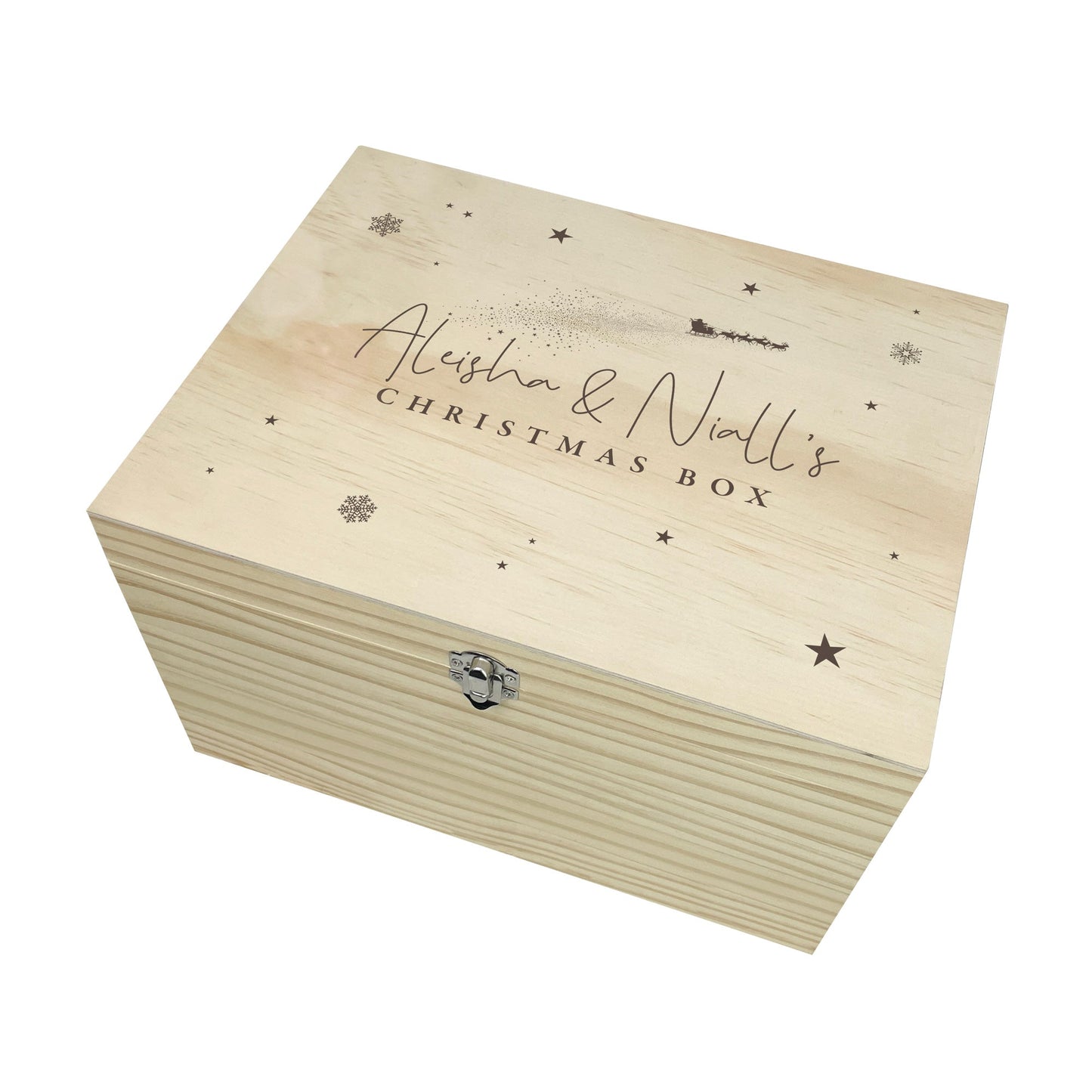 Personalised Couples Christmas Eve Box - 5 Sizes
