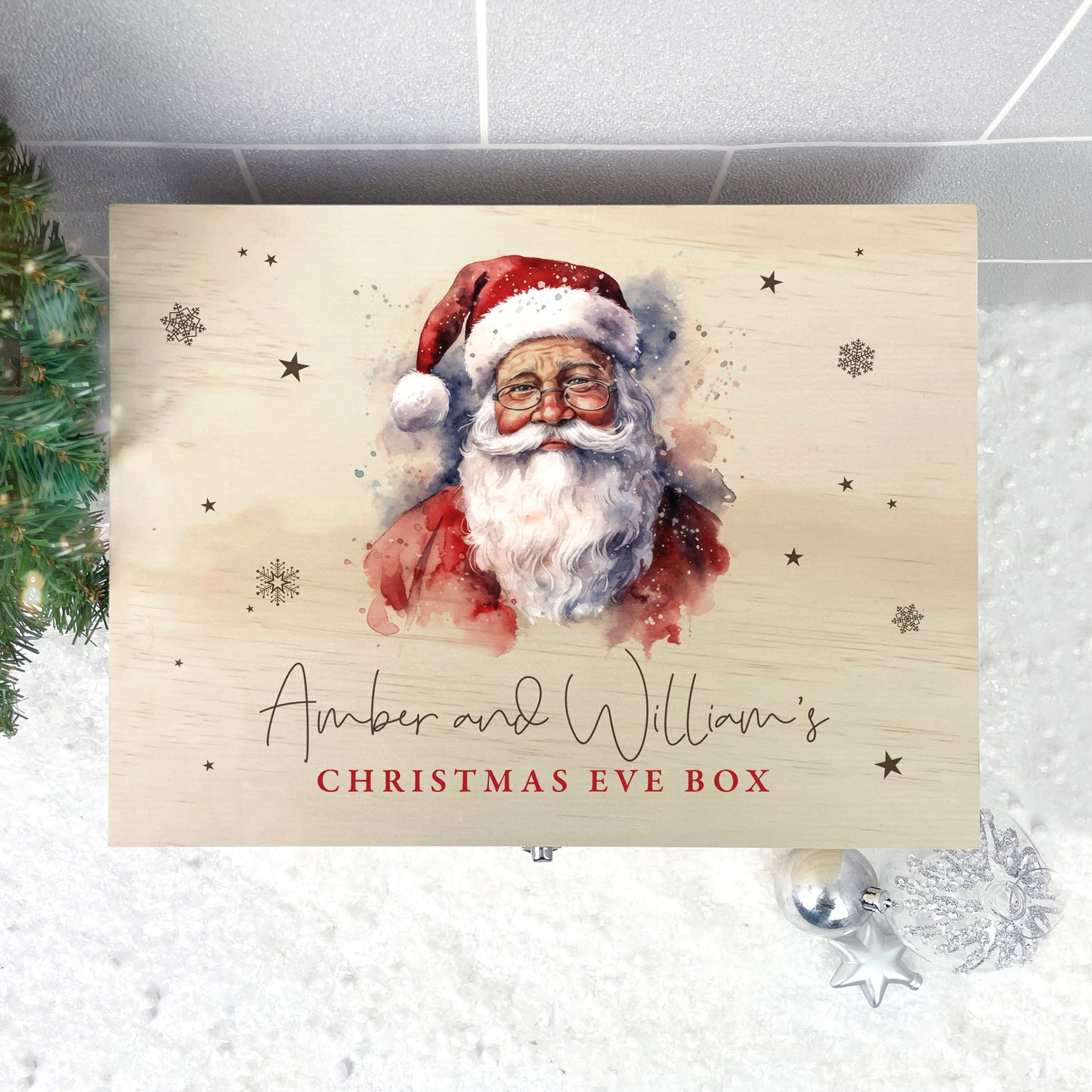 Personalised Traditional Santa Christmas Eve Box - 5 Sizes