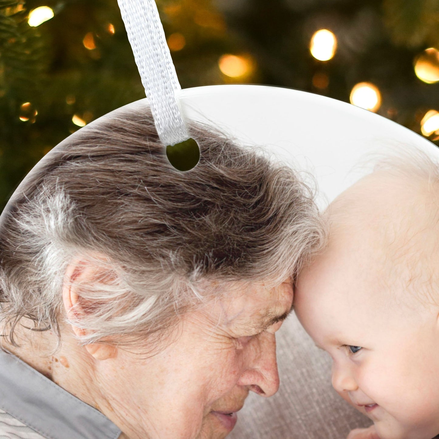 Your Favourite Photo Ceramic Disc Hanging Decoration + Gift Box