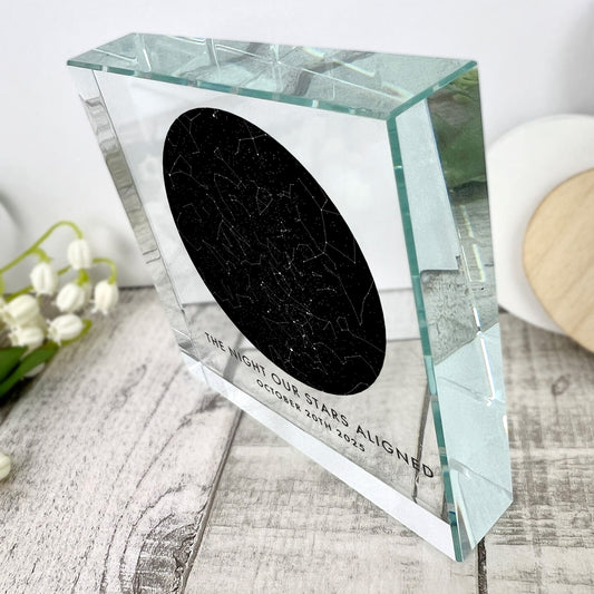 Personalised Star Constellation Crystal Token