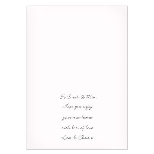 Personalised Present Day Map Card