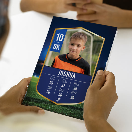 Personalised Photo Football Birthday Card