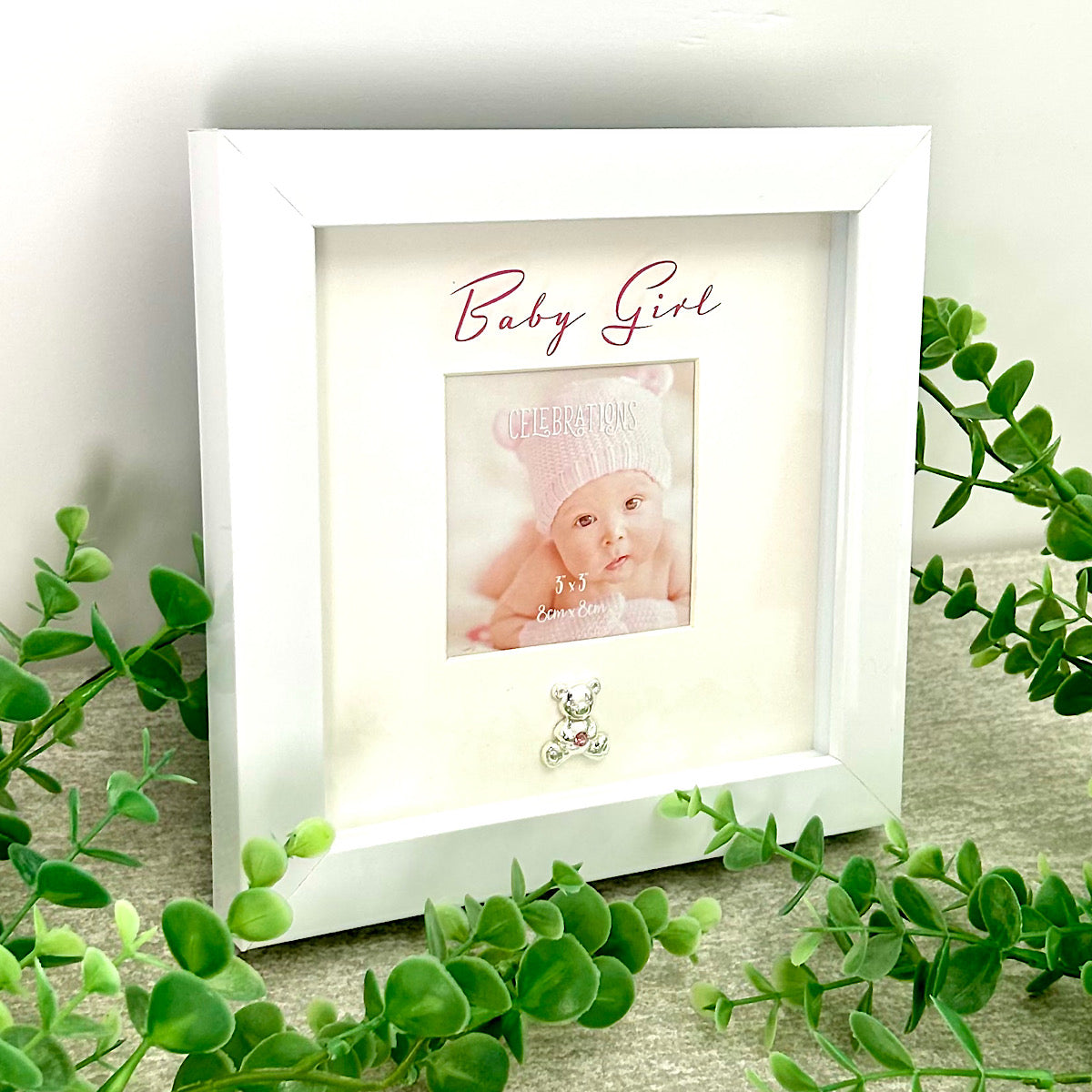 Baby Girl Box Photo Frame
