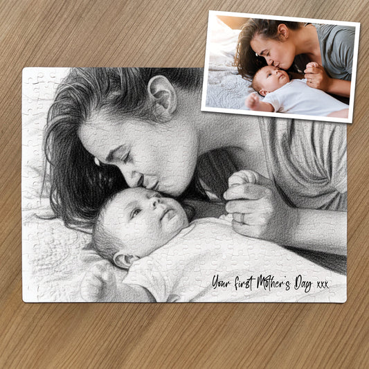 Your Favourite Photo Jigsaw with AI Photo Effects - 300 Pcs + Metal Gift Tin