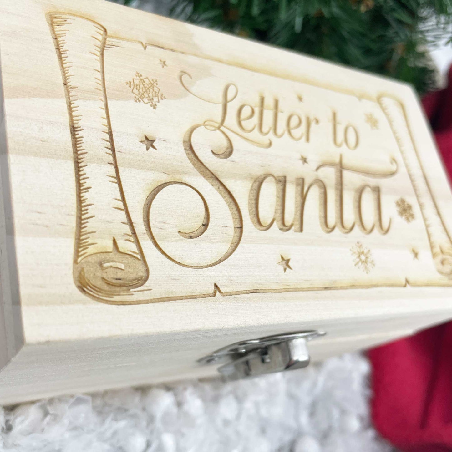 Scroll Letter To Santa Box