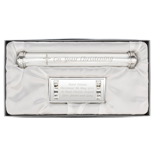 Personalised On Your Christening Certificate Holder