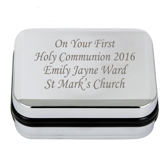 Personalised Box with Cross Necklace