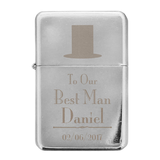 Personalised Decorative Wedding Best Man Lighter