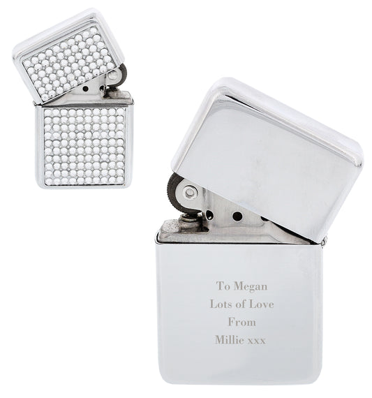 Personalised Any Message Diamante Lighter