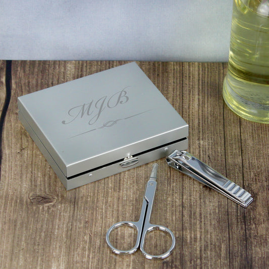 Personalised Initials Manicure Set