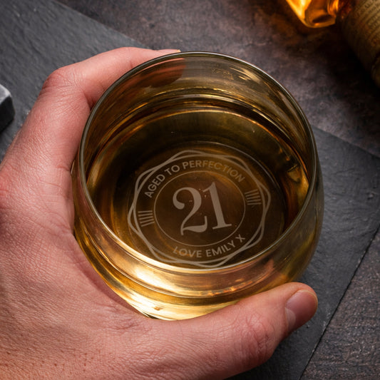 Personalised Base Engraved Big Age Tumbler