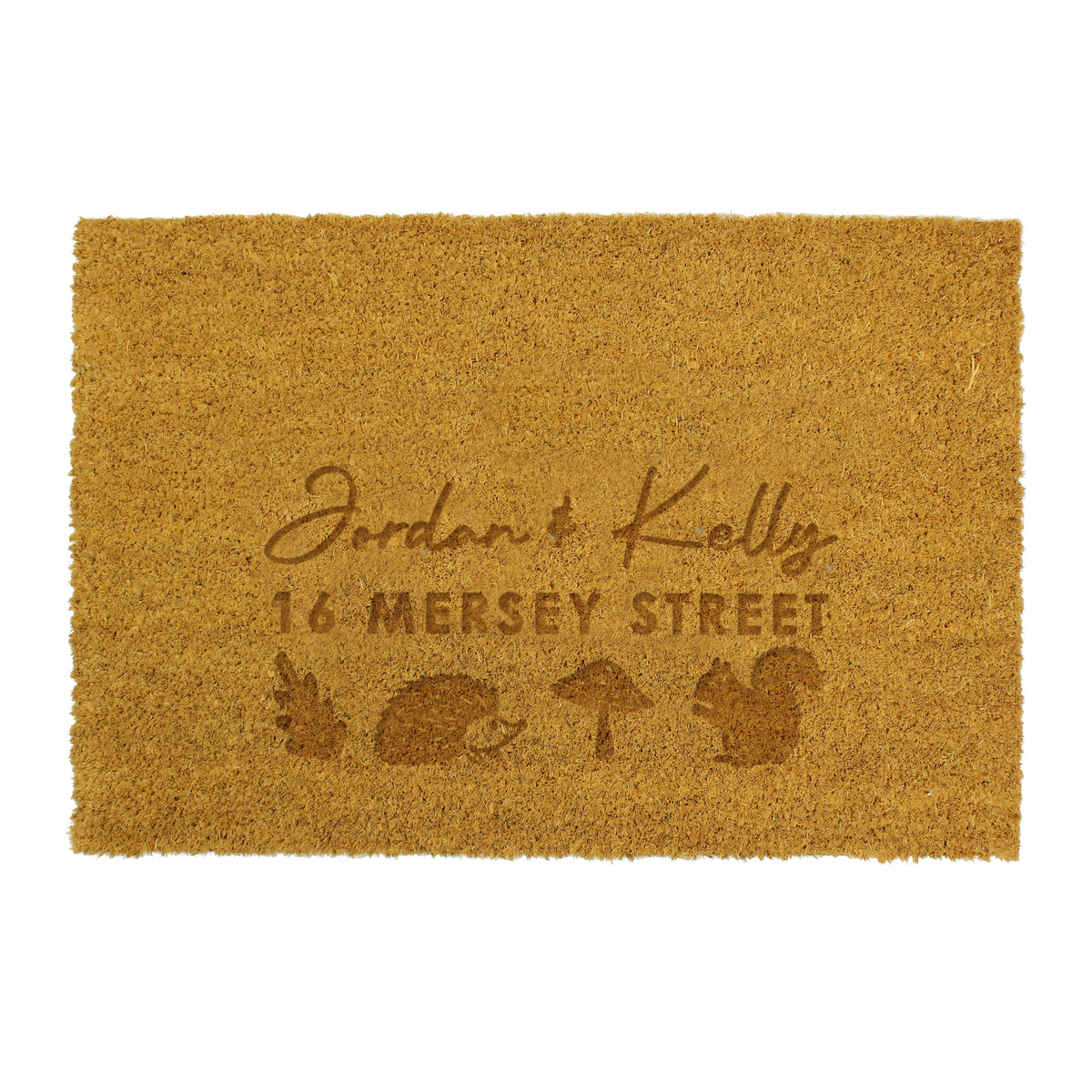 Personalised Autumnal Rectangle Doormat