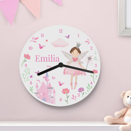 Personalised Fairy Princess Clock
