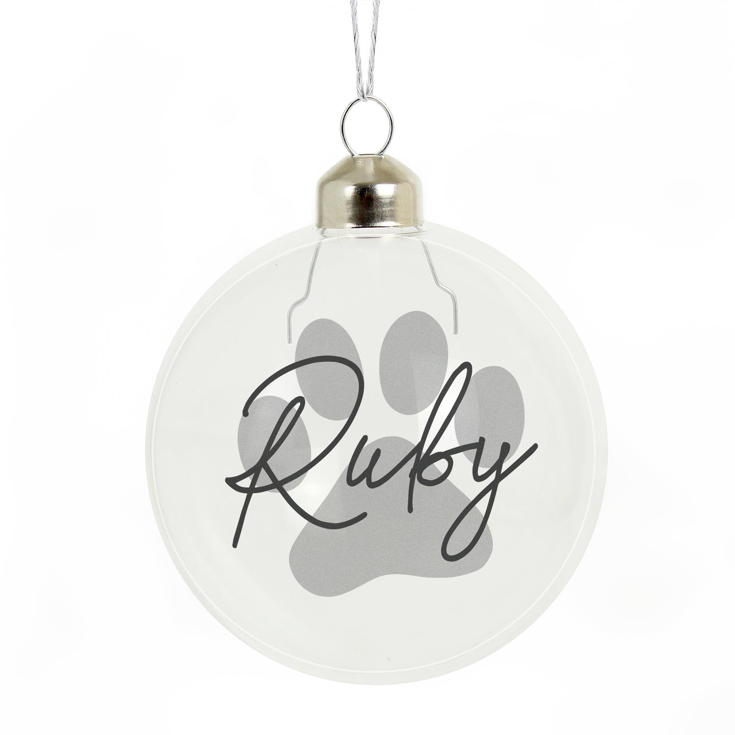 Personalised Pet Glass Bauble