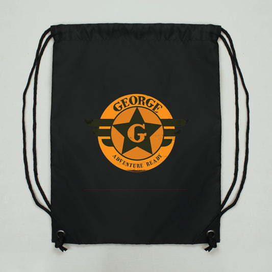 Personalised Badge Black Kit Bag