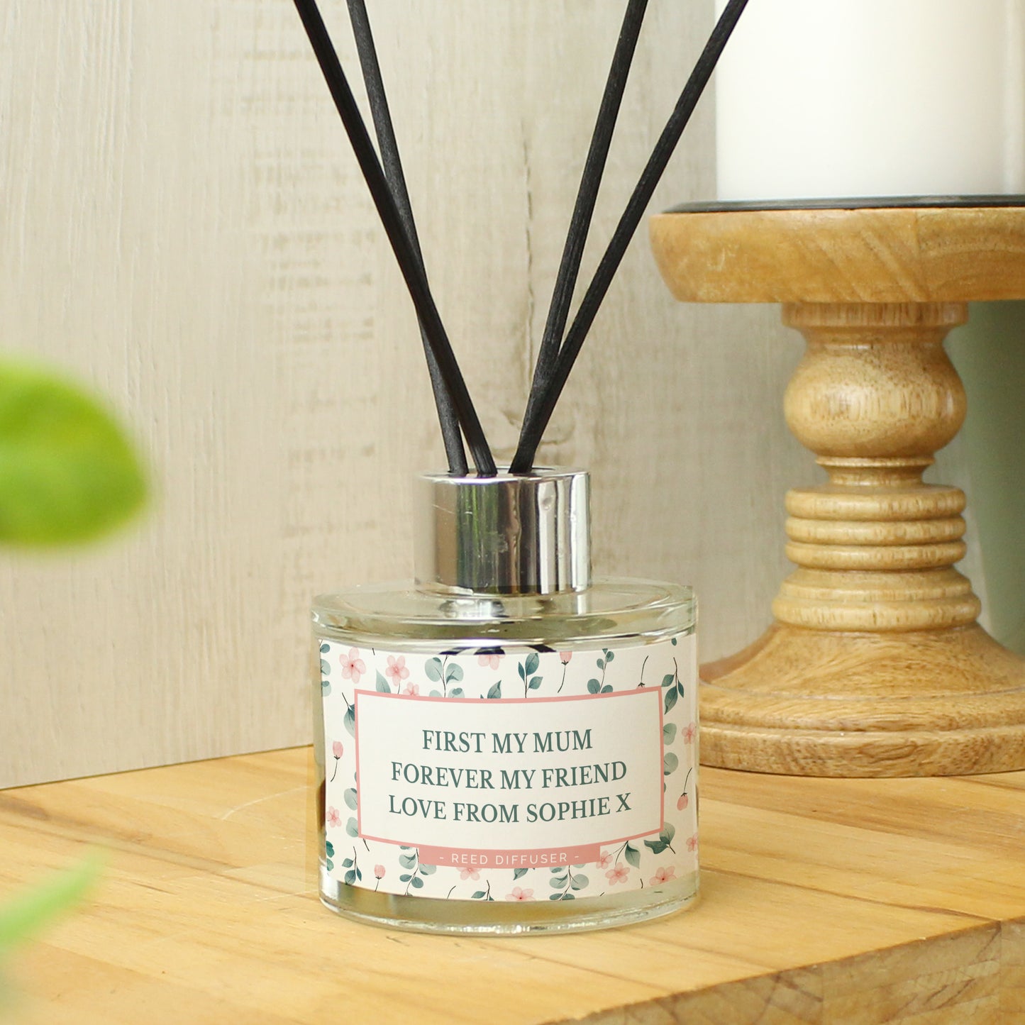 Personalised Floral Reed Diffuser