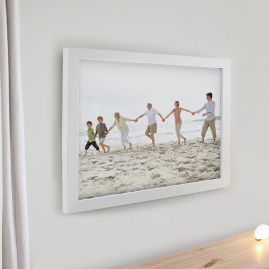 Personalised Photo Upload White Poster Frame