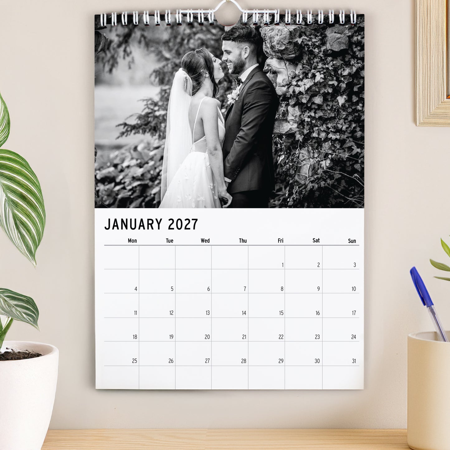 Personalised Photo Upload Wall Calendar