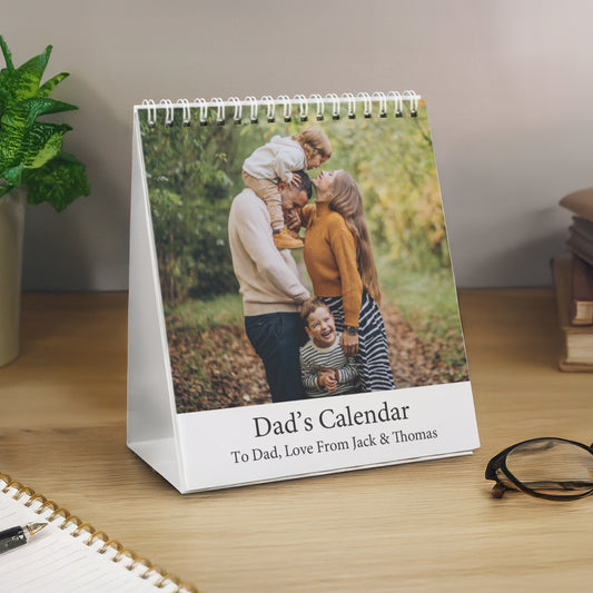 Personalised Photo Upload Desk Calendar