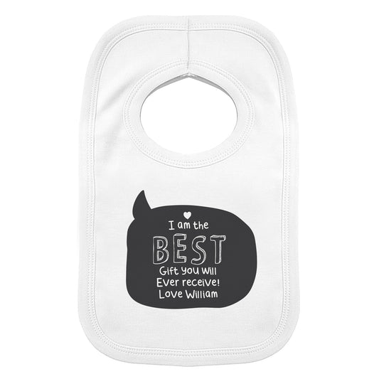 Personalised Speech Bubble Bib
