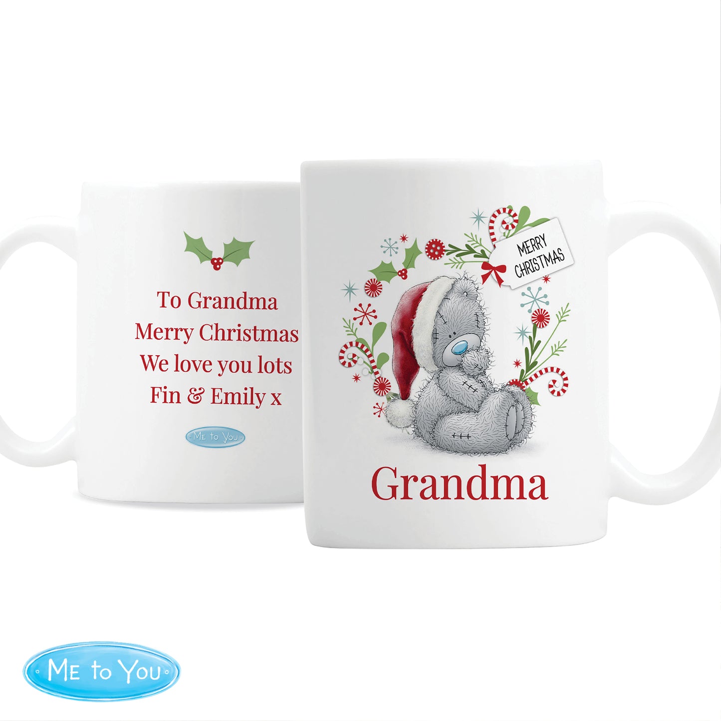 Personalised Me to You Christmas Mug