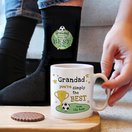Personalised Simply The Best Mug & Socks Set