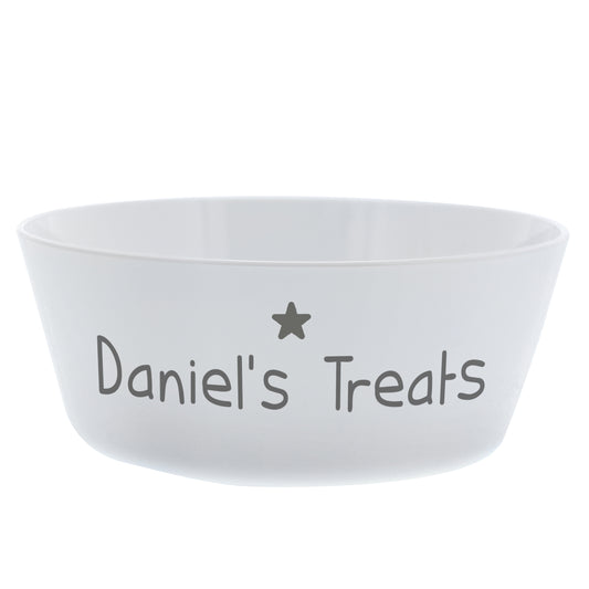 Personalised Name Only Plastic Bowl