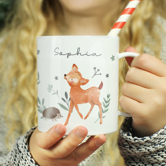 Personalised Woodland Animals Mug
