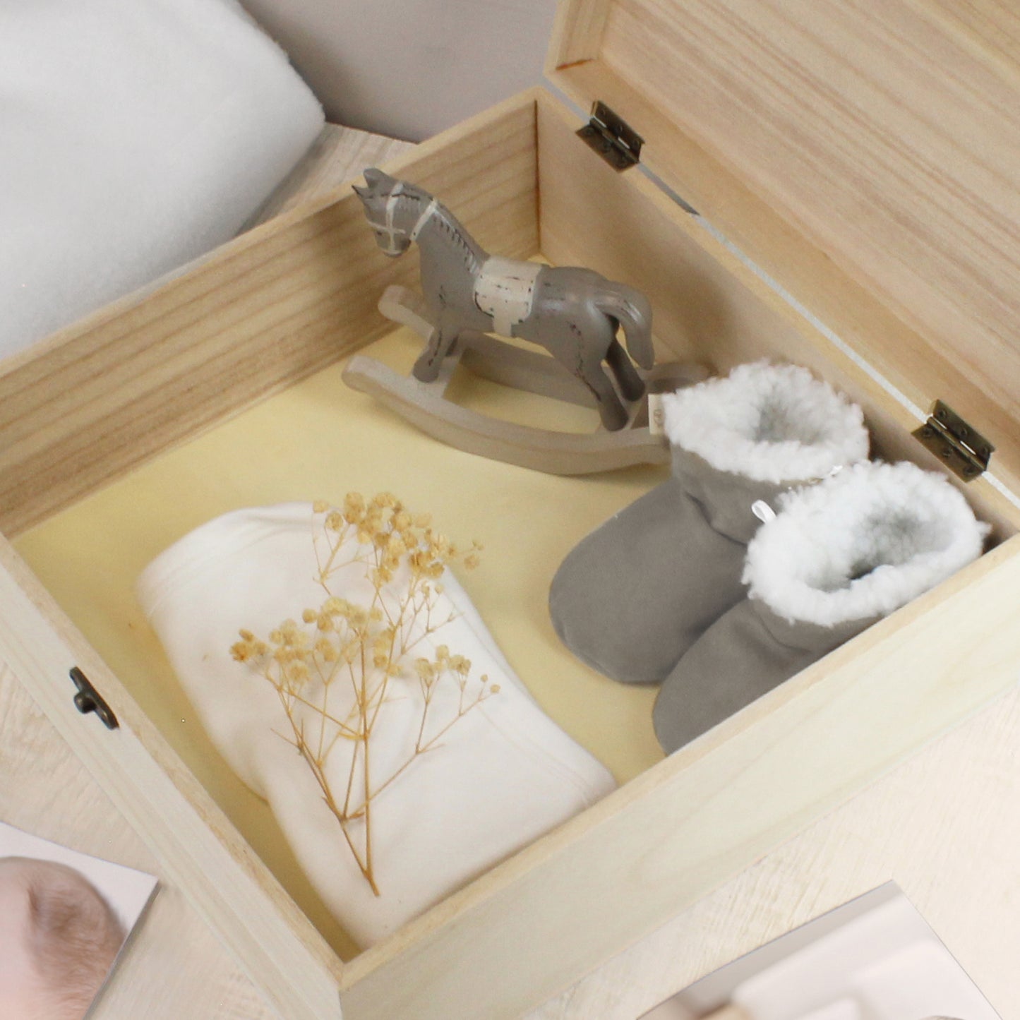 Personalised Safari Animals Large Wooden Keepsake Box - 28 x 28cm