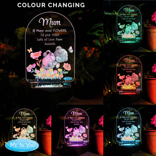 Personalised Me to You Garden LED Solar Light