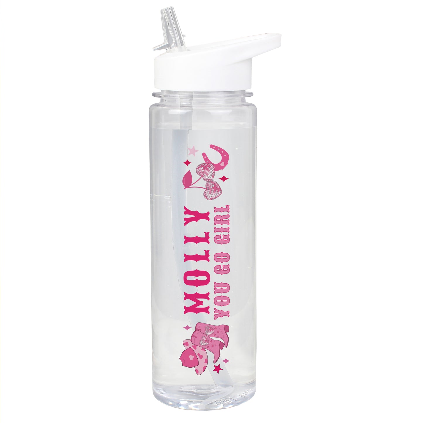 Personalised Cowgirl Water Bottle