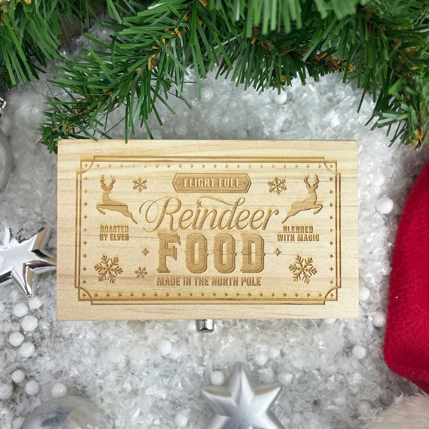 Roasted By Elves Reindeer Food Box