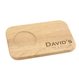 Personalised Tea and Biscuit Tray Solid Wood Laser Engraved