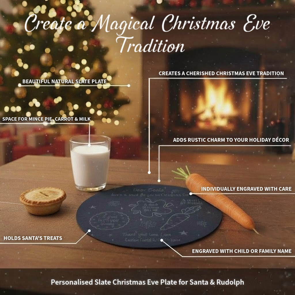 Personalised Christmas Eve Plate For Santa