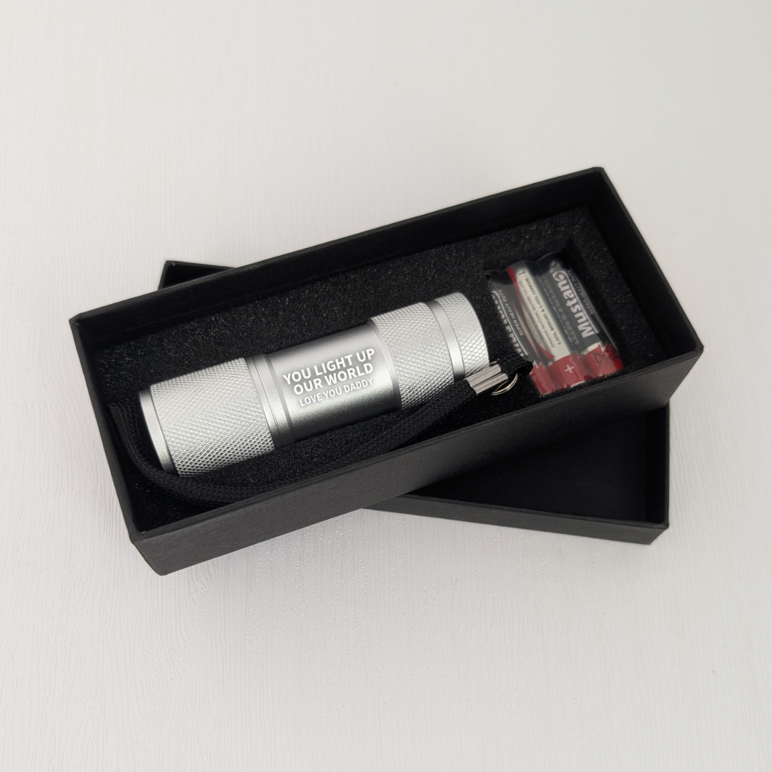 Personalised You Light Up My/Our World Mini Torch