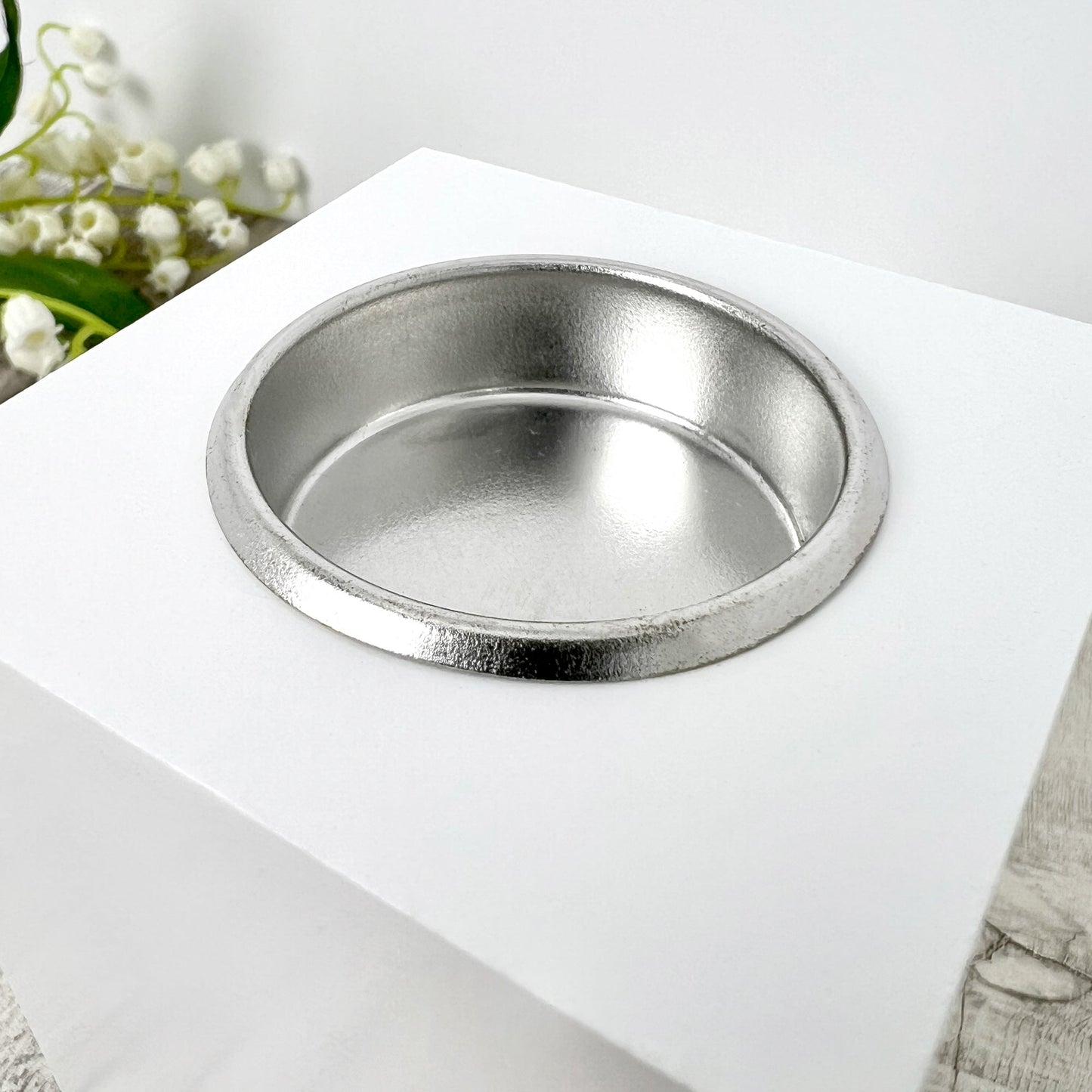 Personalised Happy Heavenly Father's Day White Tea Light Holder
