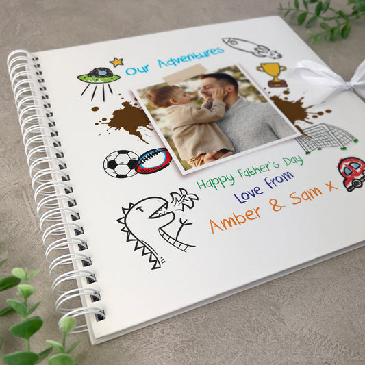 Personalised 'Our Adventures' Memory Book From The Kids/Grandkids