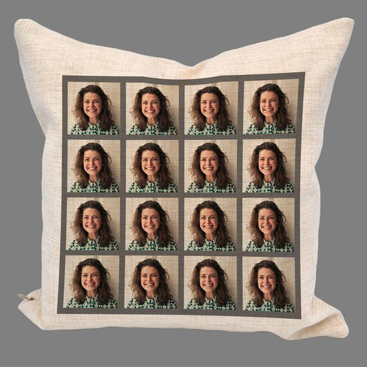 Personalised Photo Cushion 16 Photo Collage Cushion Always Personal