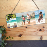 Personalised Photo Collage Hanging Sign Sign Always Personal 