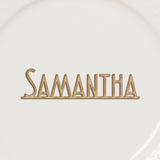 Custom Wedding Place Names in Wood or Acrylic - Vintage 1930s Design - Personalised Table Settings