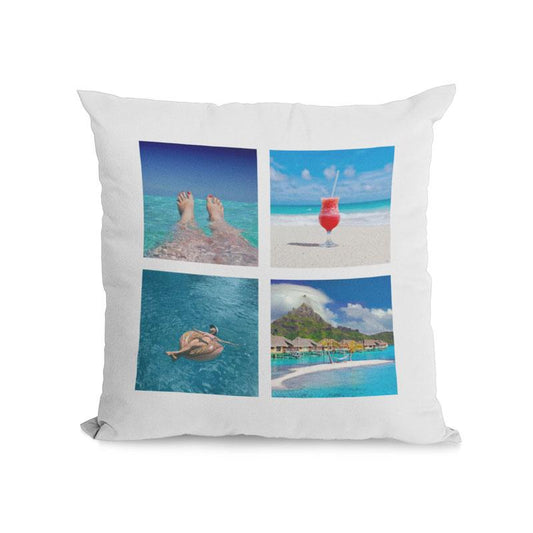 Personalised Photo Collage Pillow Cushion Always Personal