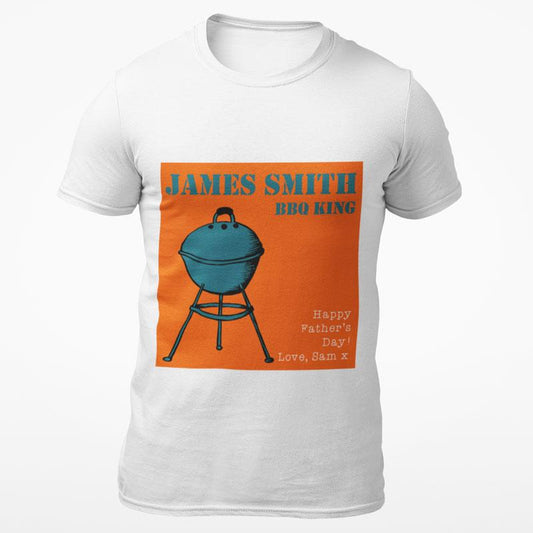 Personalised Father's Day BBQ King T Shirt T-Shirt Always Personal