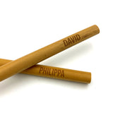 Personalised Bamboo Straw Reusable Eco Friendly