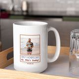Personalised First Father's Day Mug Extra Large Photo Upload